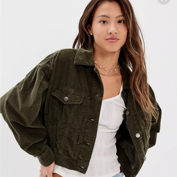 AE Cropped Corduroy Jacket - Picture 1 of 6